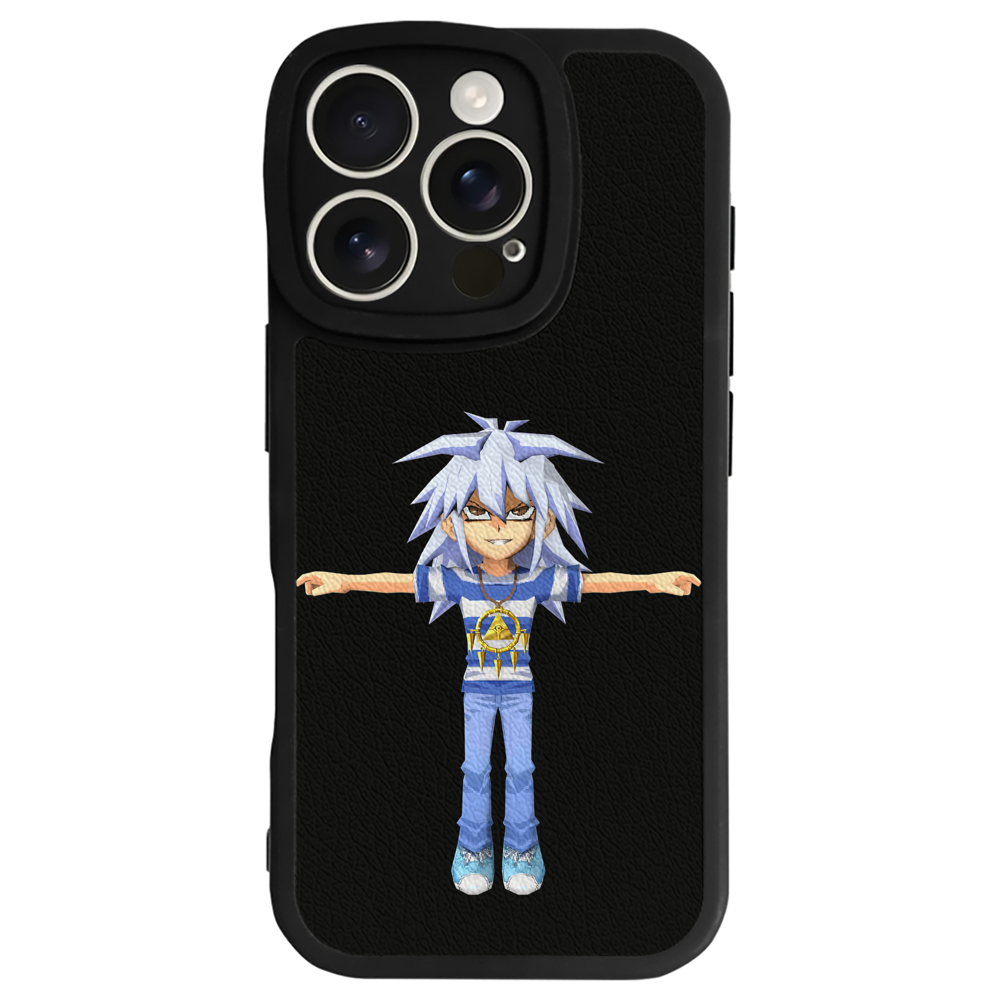 遊☆戯☆王 Yu-Gi-Oh! 【iPhone 16シリーズ対応】シリコンスマホケース（レザー調） 材質：シリコン